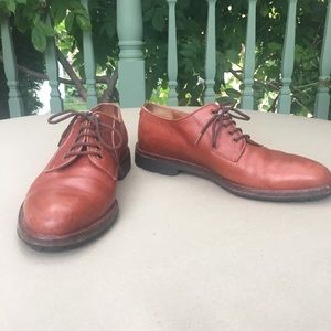 Salvatore Ferragamo brown leather Oxfords